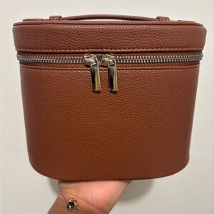 Brown Vanity Box Bag